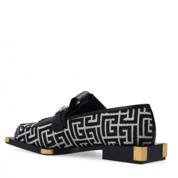 Balmain loafers B monogram “Tomi” Sz38 NIB $1395 - Picture 3 of 7